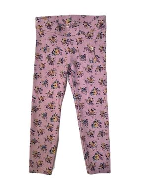 Janie and Jack 4 Pink Floral Leggings